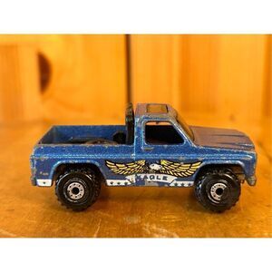Hot Wheels Real Riders Bywayman Chevy Pickup Truck Blue Eagle (4317)